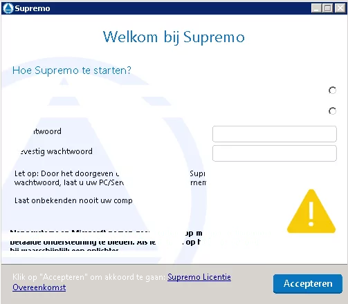Ko-host webhosting remote support instaleer instellingen