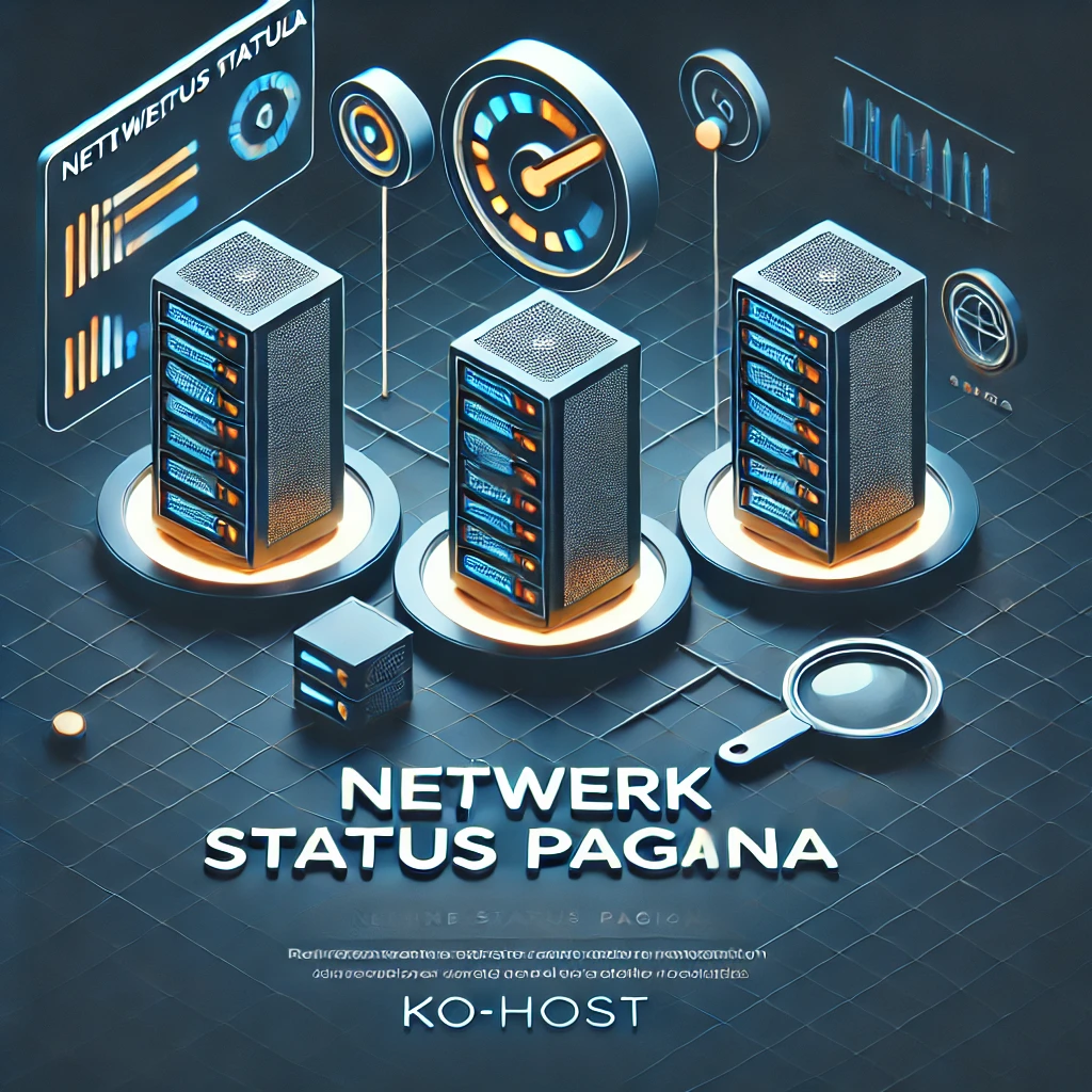 Netwerk status pagina ko host. Be